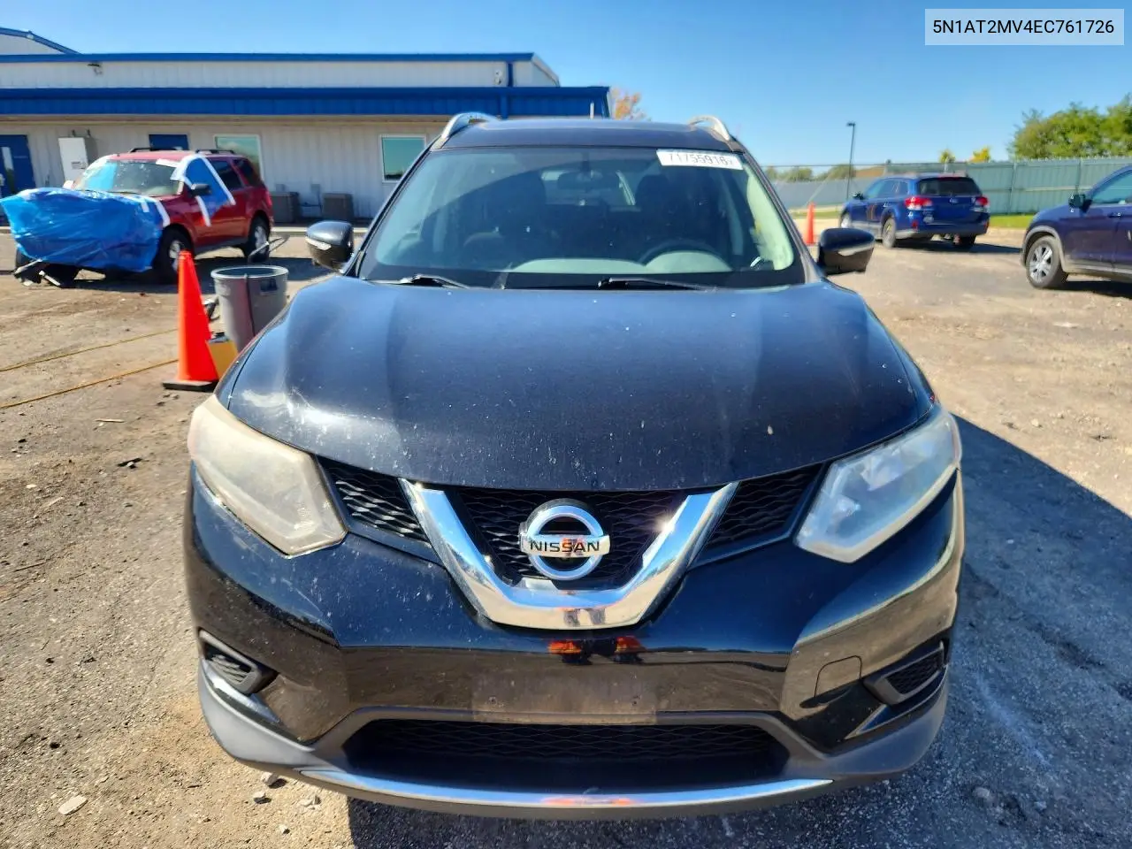 2014 NISSAN ROGUE VIN 5N1AT2MV4EC761726 — фото 5
