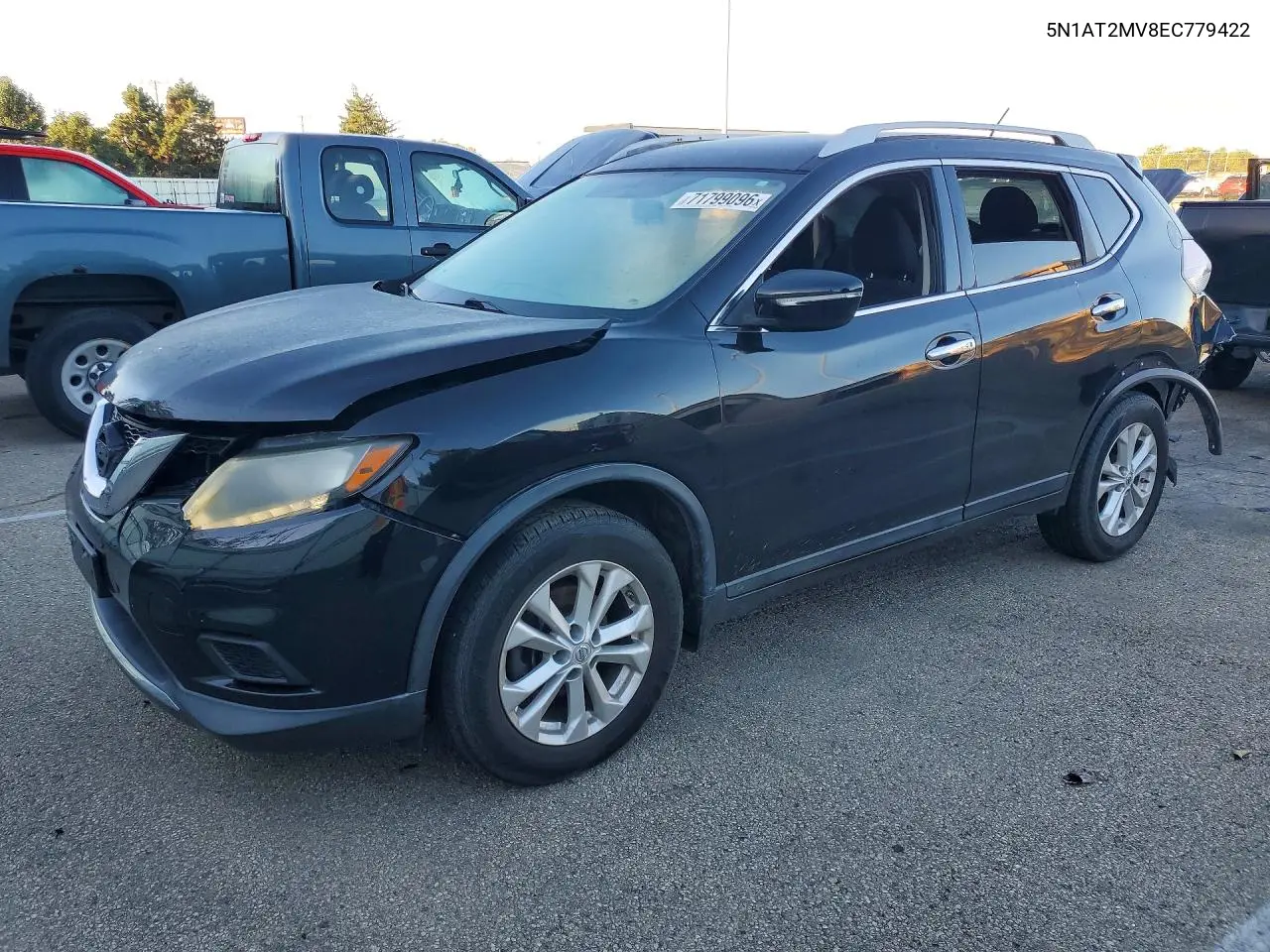 NISSAN ROGUE 2014, VIN 5N1AT2MV8EC779422