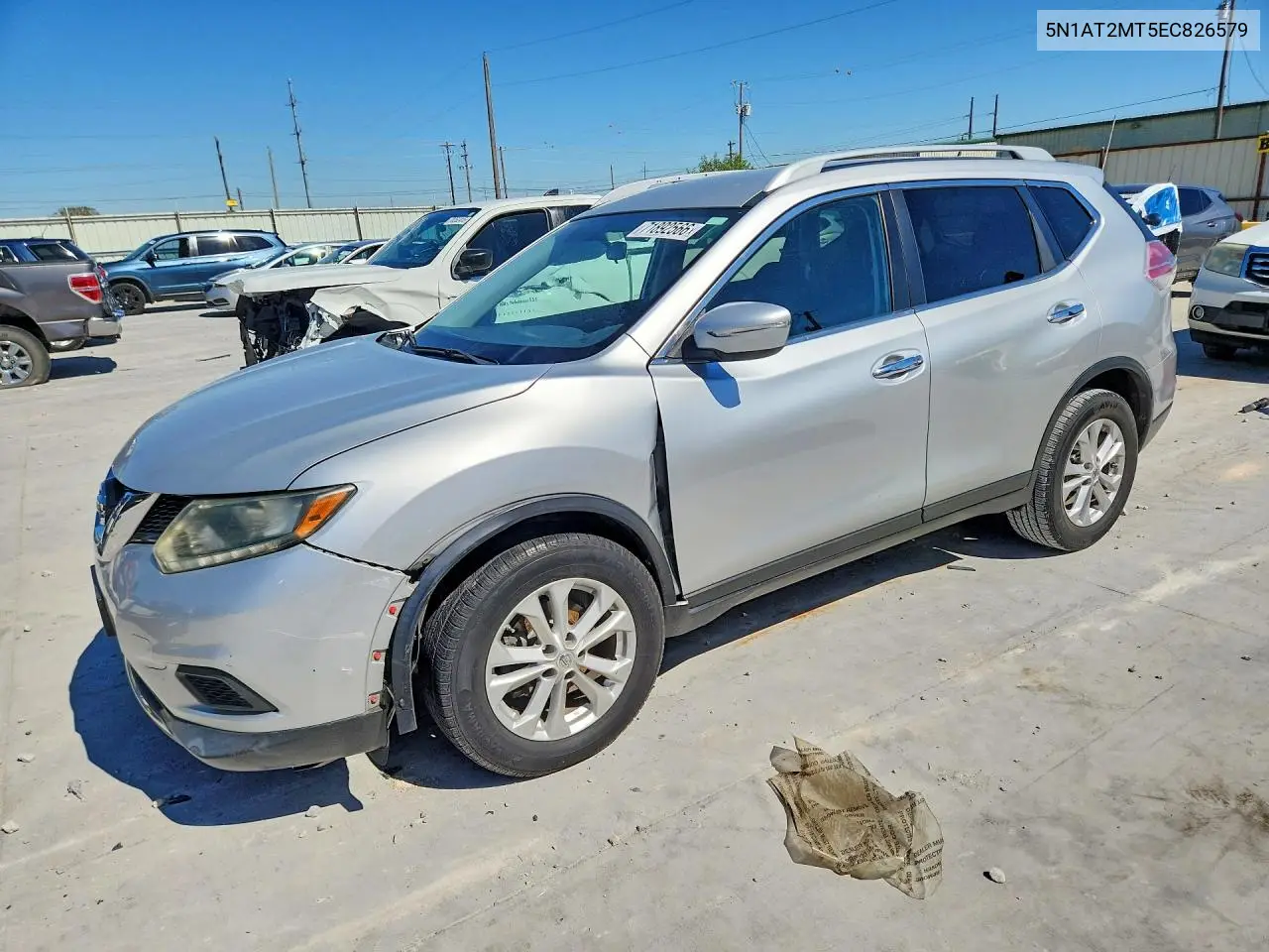 NISSAN ROGUE 2014, VIN 5N1AT2MT5EC826579