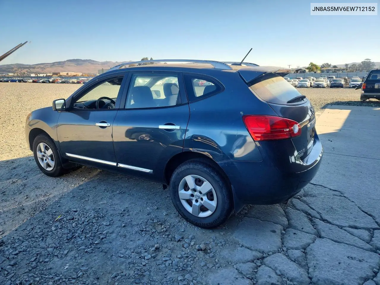 2014 NISSAN ROGUE VIN JN8AS5MV6EW712152 — фото 2