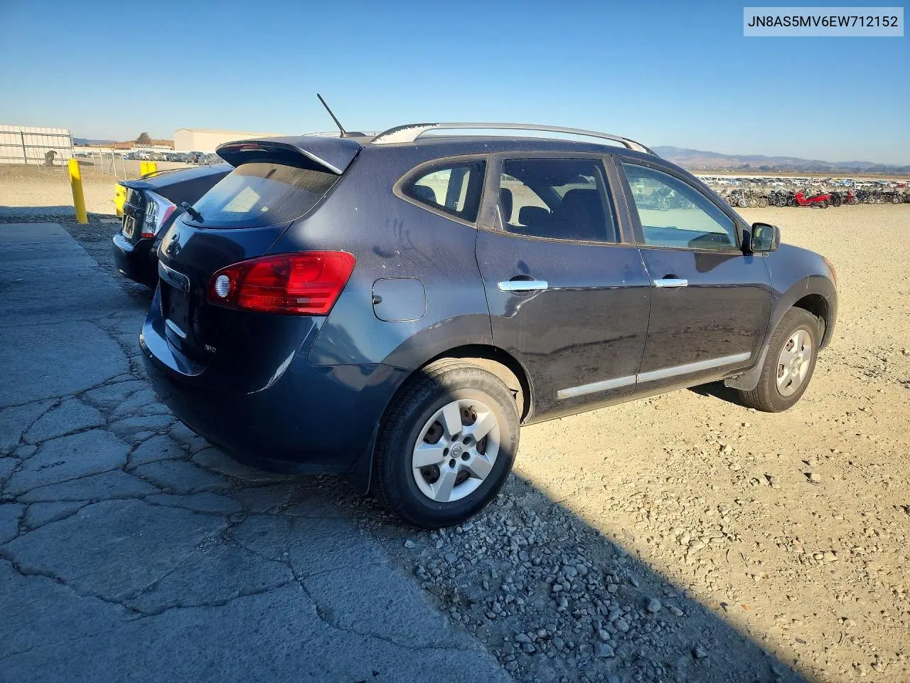 2014 NISSAN ROGUE VIN JN8AS5MV6EW712152 — фото 3