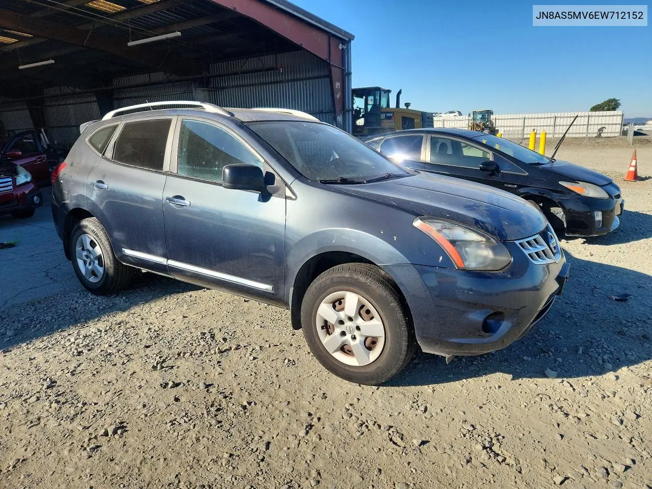 2014 NISSAN ROGUE VIN JN8AS5MV6EW712152 — фото 4