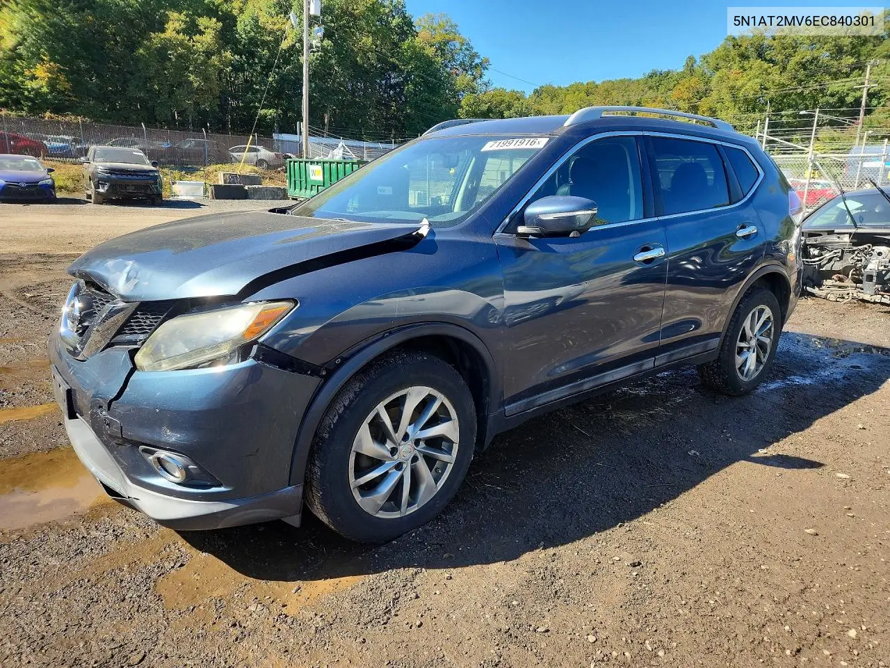 NISSAN ROGUE 2014, VIN 5N1AT2MV6EC840301