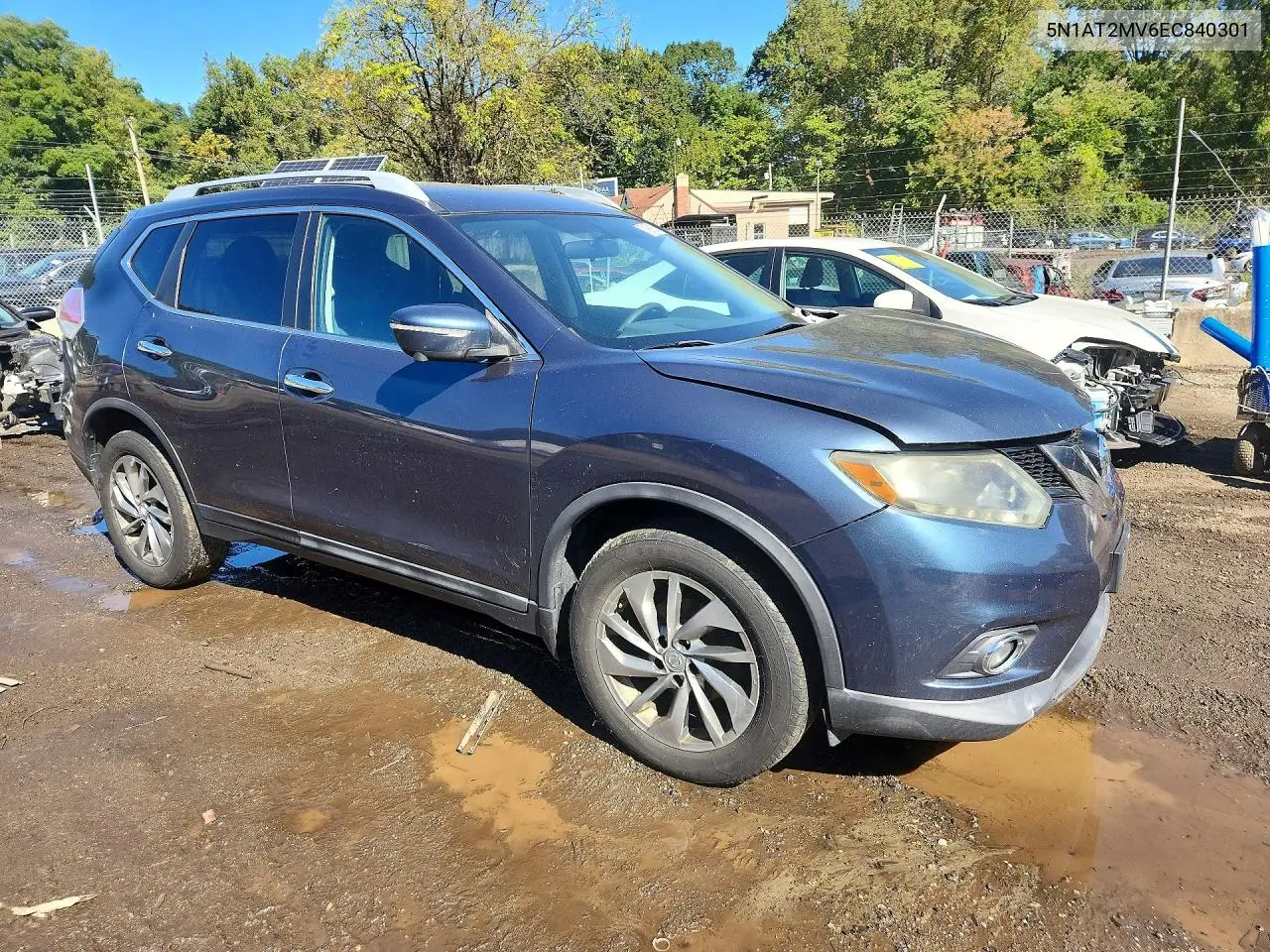 2014 NISSAN ROGUE VIN 5N1AT2MV6EC840301 — фото 4