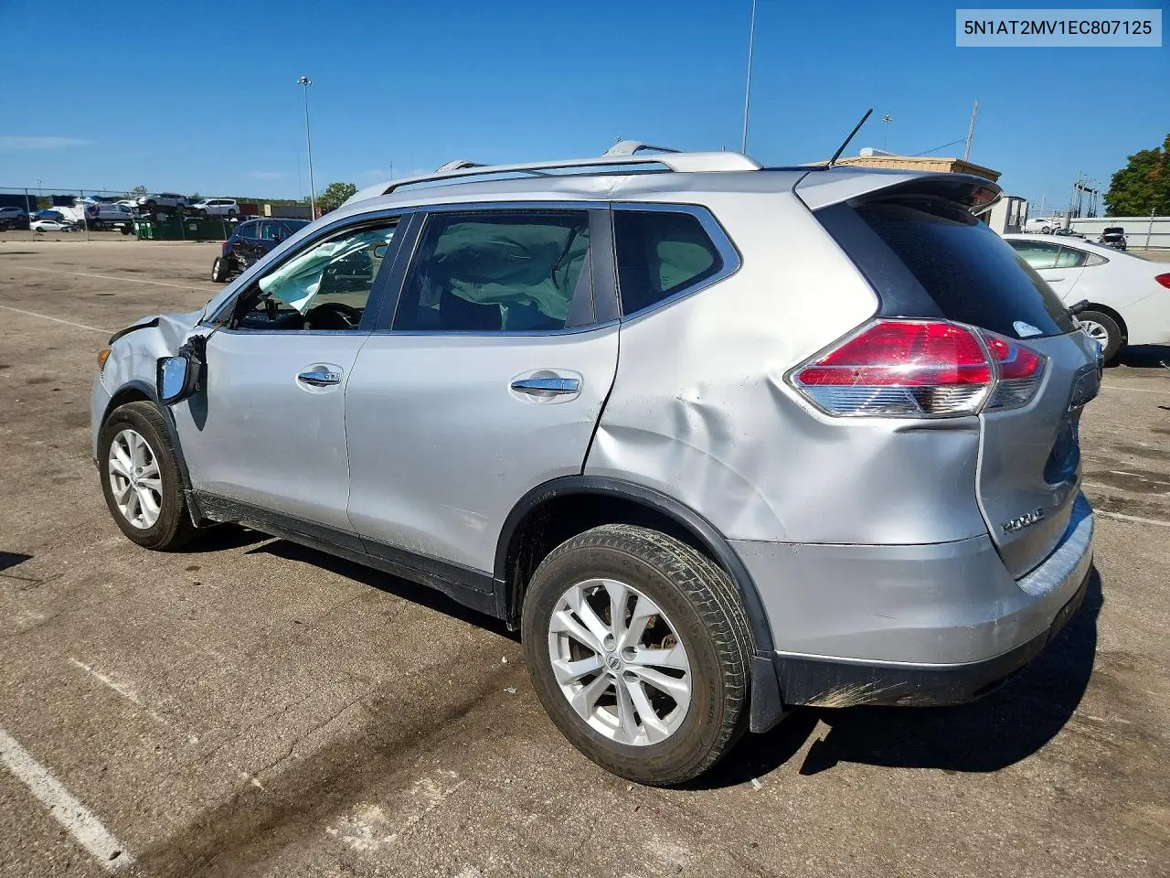 2014 NISSAN ROGUE VIN 5N1AT2MV1EC807125 — фото 2