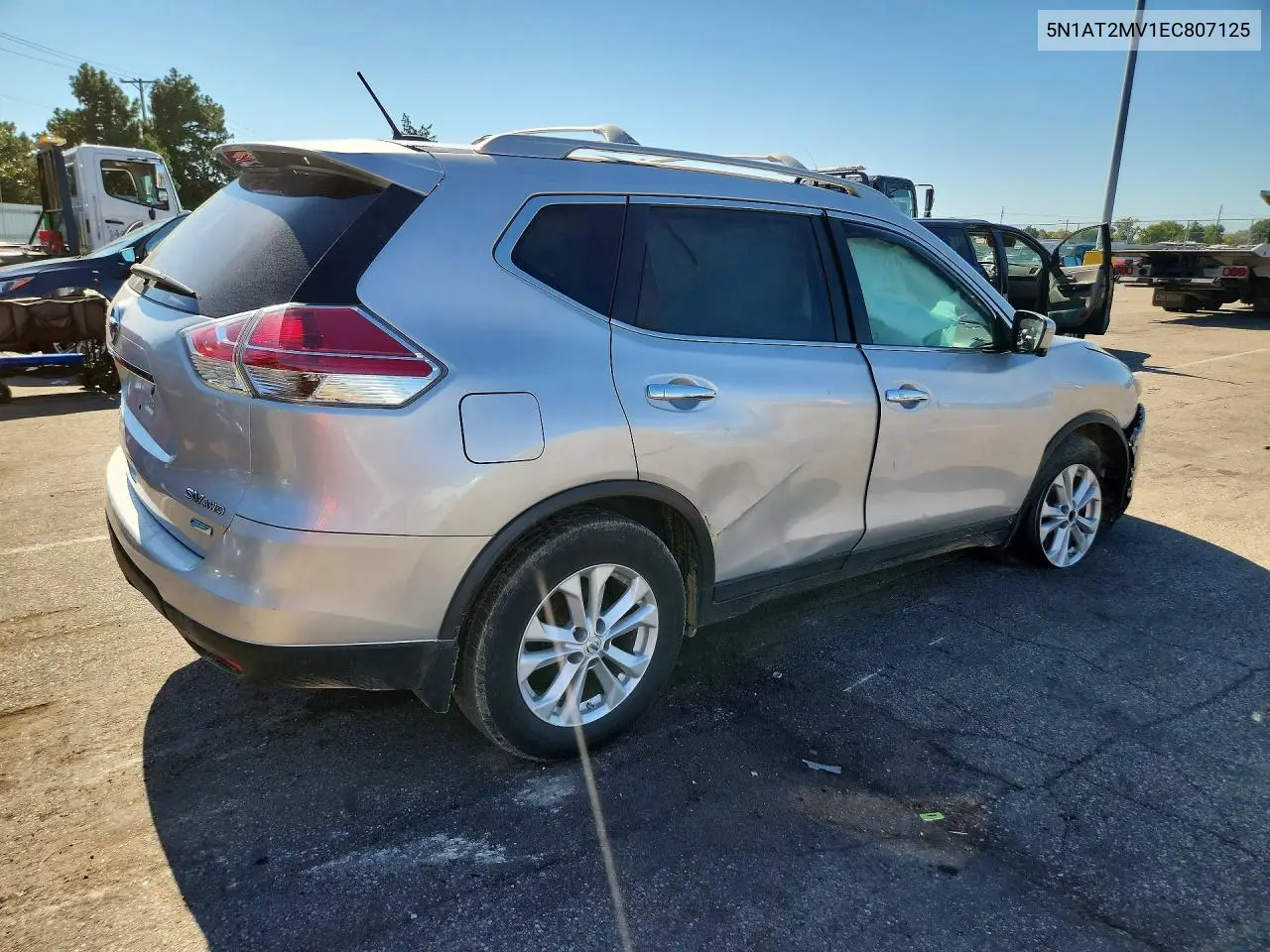 2014 NISSAN ROGUE VIN 5N1AT2MV1EC807125 — фото 3