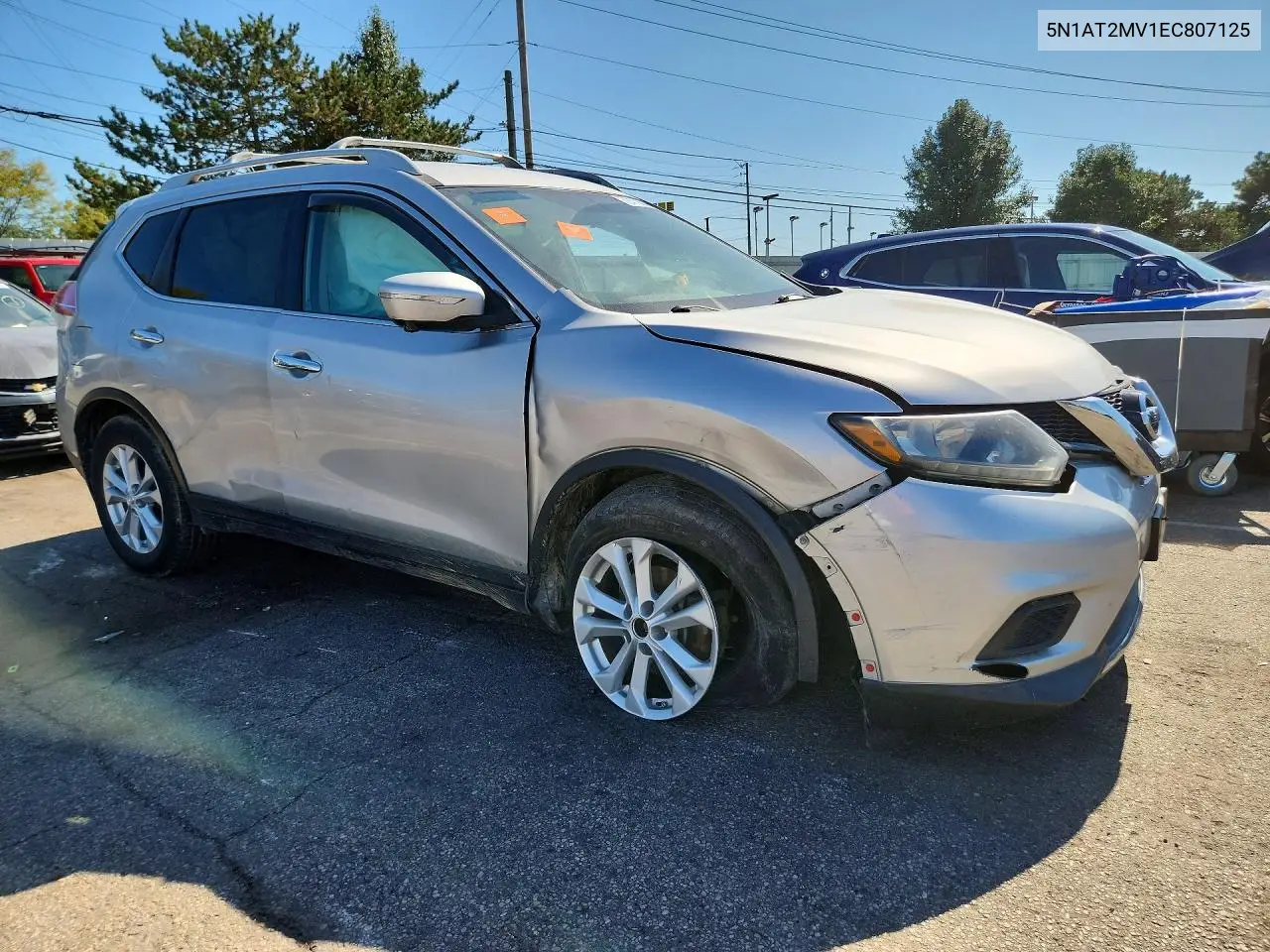 2014 NISSAN ROGUE VIN 5N1AT2MV1EC807125 — фото 4