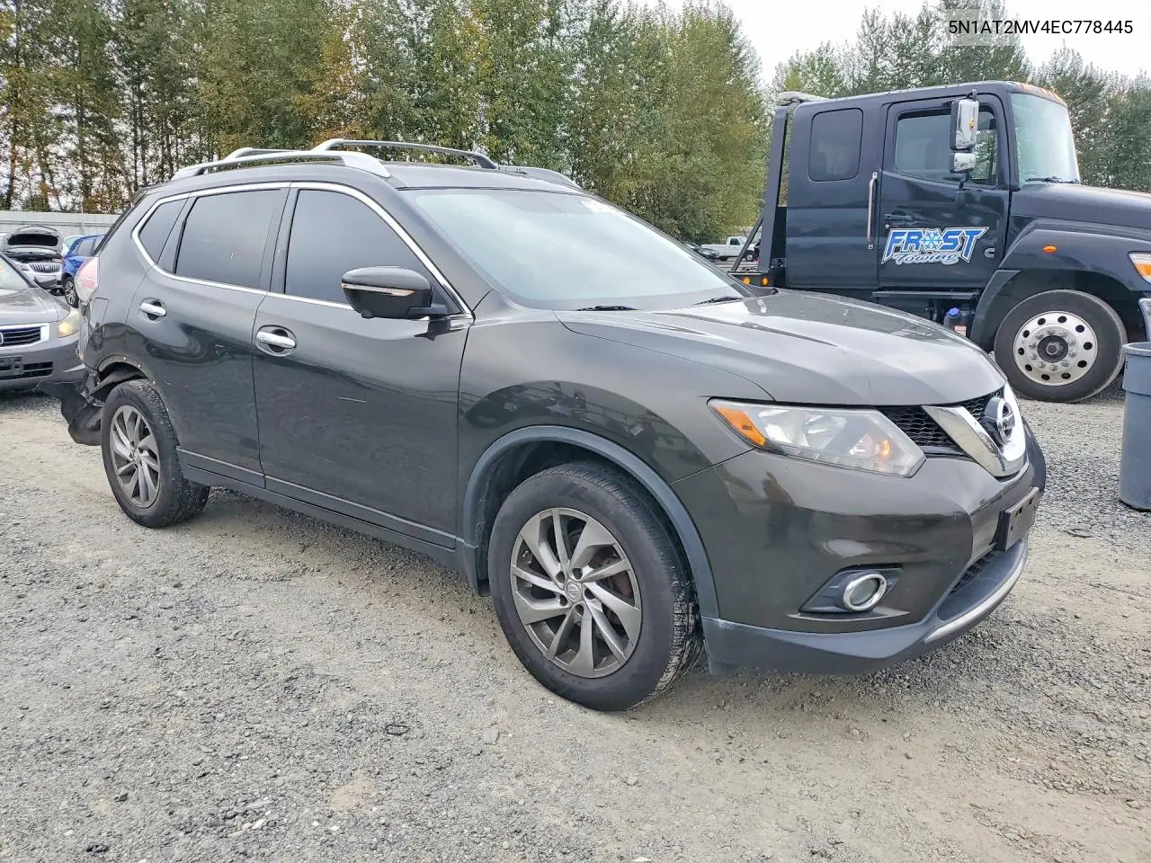 2014 NISSAN ROGUE VIN 5N1AT2MV4EC778445 — фото 4