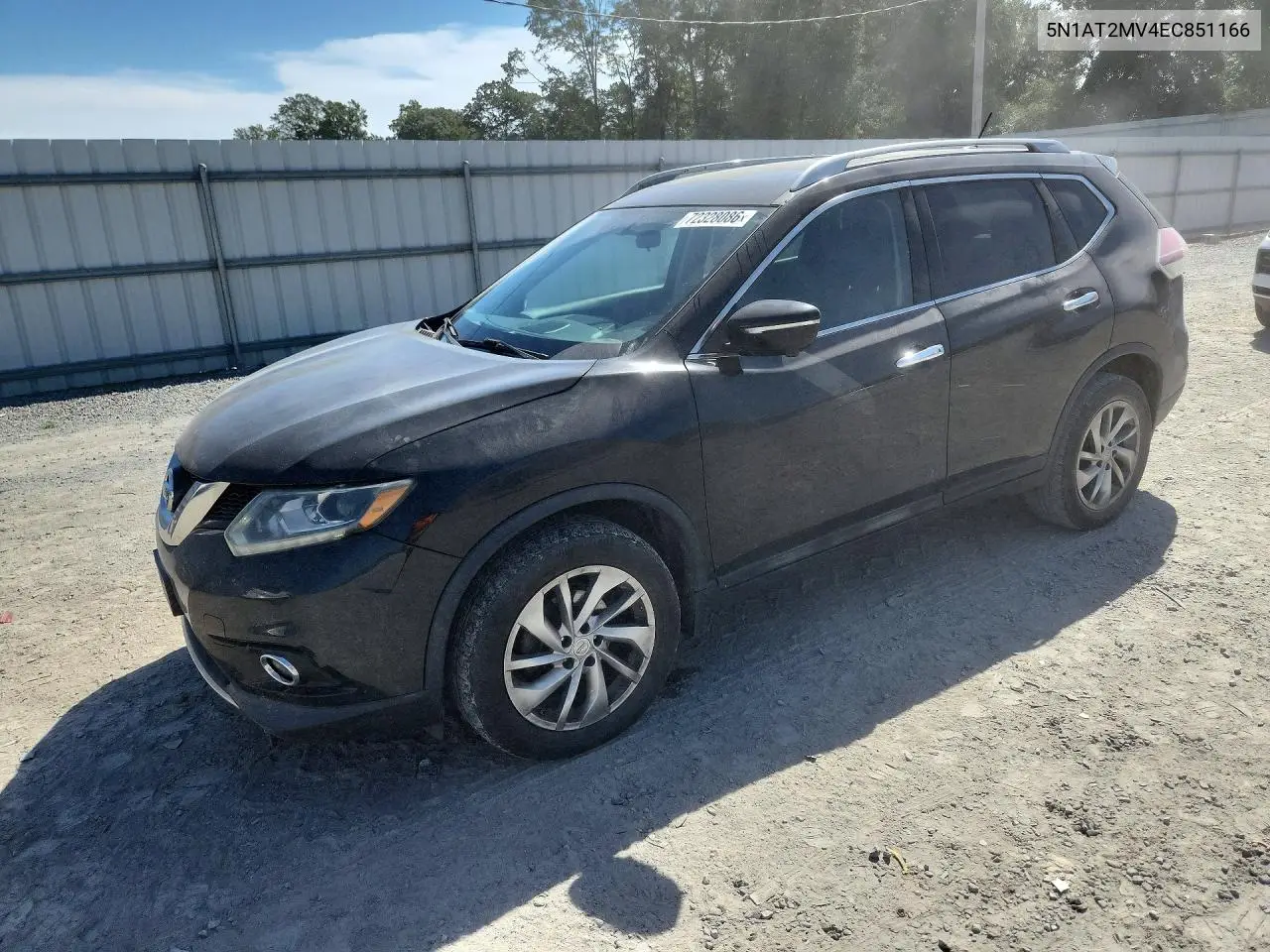 NISSAN ROGUE 2014, VIN 5N1AT2MV4EC851166