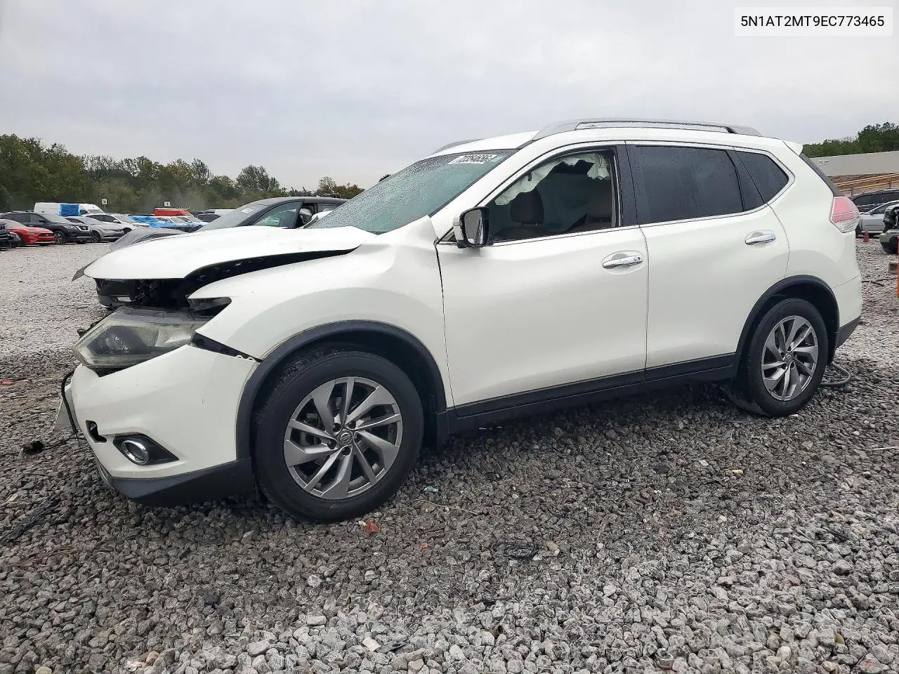 NISSAN ROGUE 2014, VIN 5N1AT2MT9EC773465