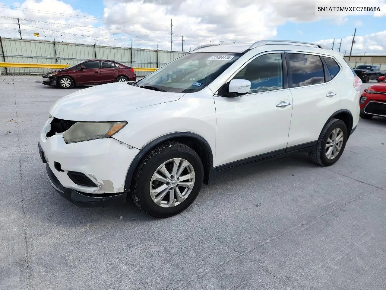 NISSAN ROGUE 2014, VIN 5N1AT2MVXEC788686