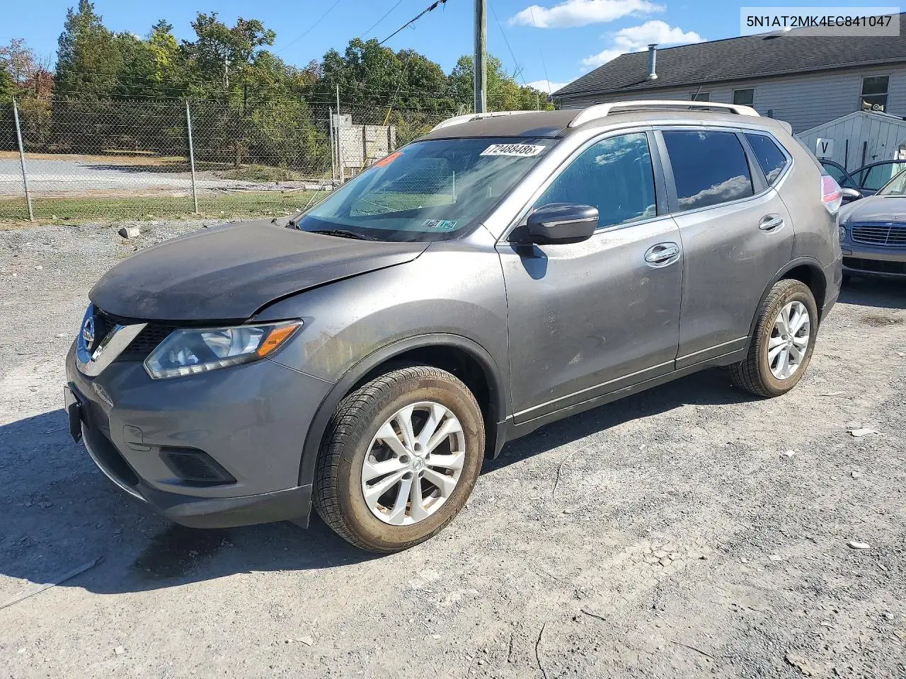 NISSAN ROGUE 2014, VIN 5N1AT2MK4EC841047