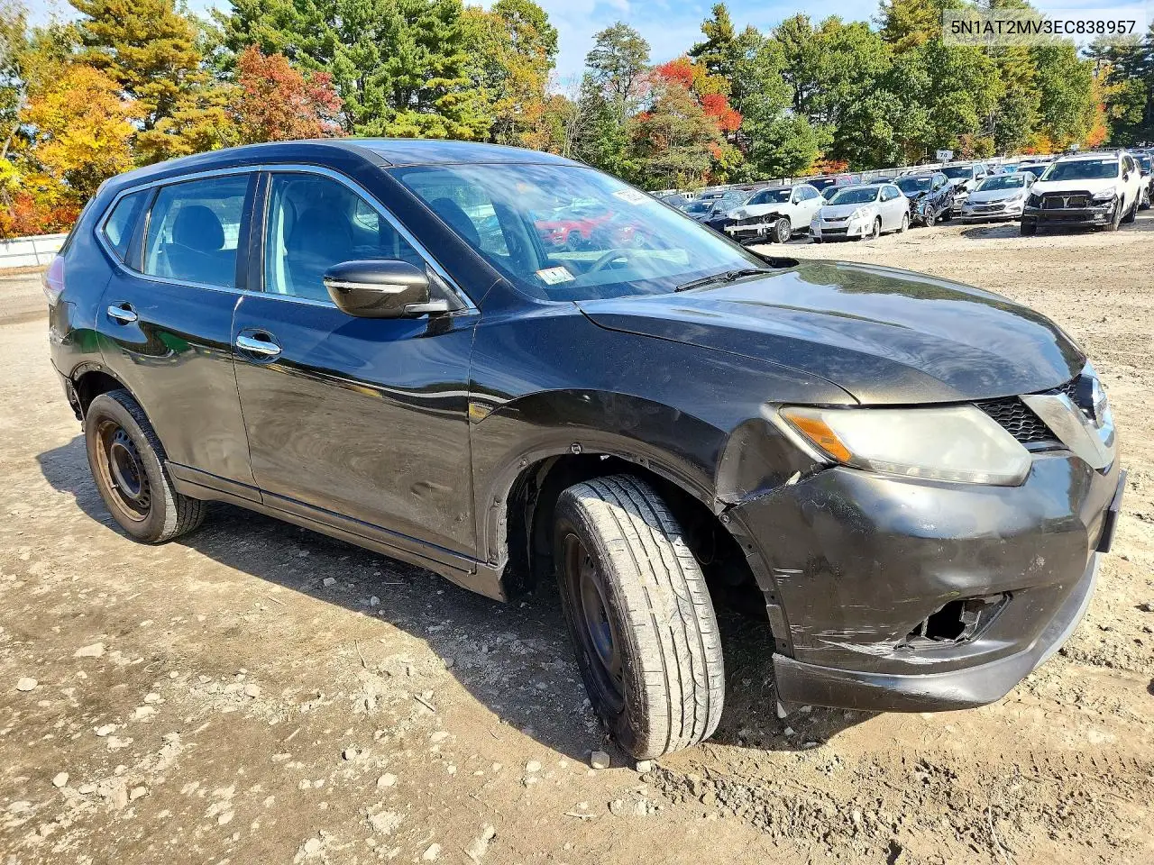 2014 NISSAN ROGUE VIN 5N1AT2MV3EC838957 — фото 4