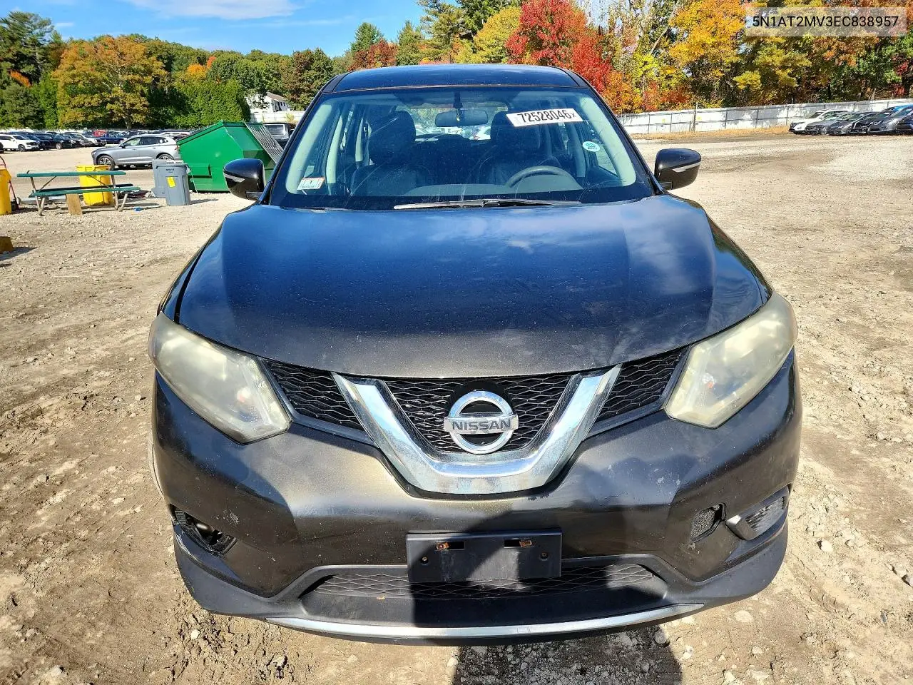 2014 NISSAN ROGUE VIN 5N1AT2MV3EC838957 — фото 5
