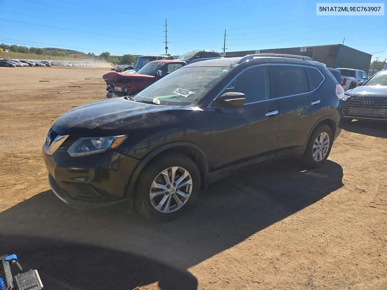 NISSAN ROGUE 2014, VIN 5N1AT2ML9EC763907