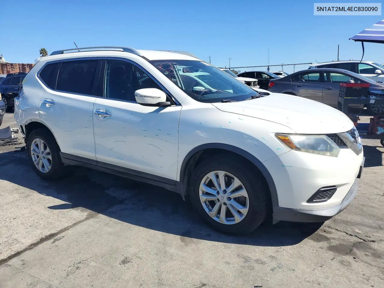 2014 NISSAN ROGUE VIN 5N1AT2ML4EC830090 — фото 4