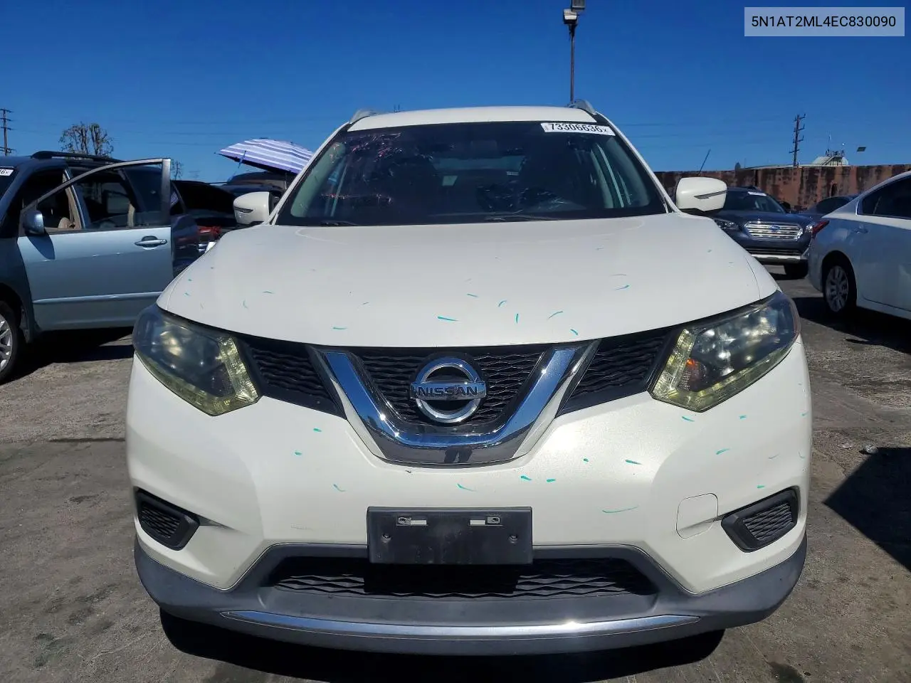 2014 NISSAN ROGUE VIN 5N1AT2ML4EC830090 — фото 5