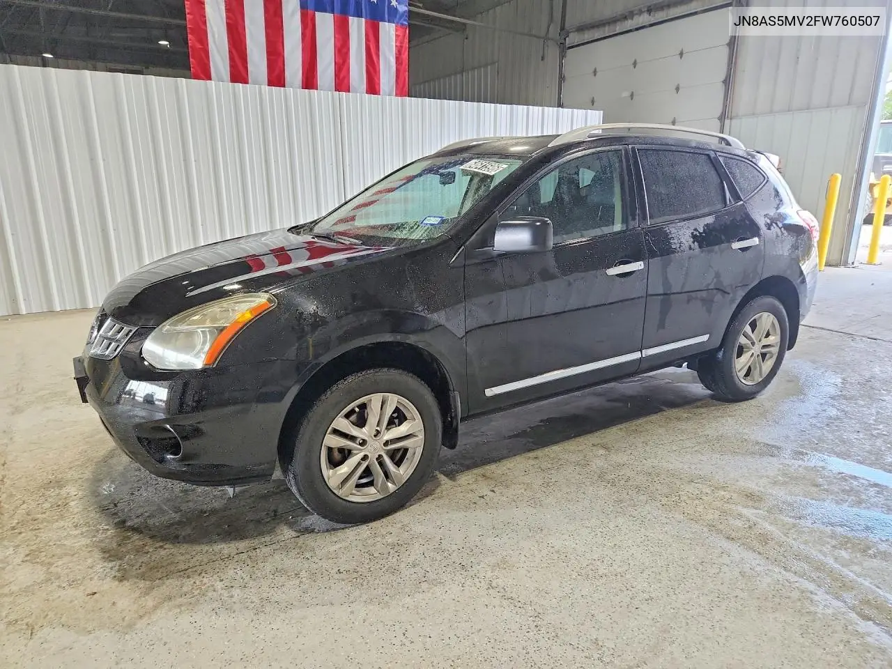 NISSAN ROGUE 2015, VIN JN8AS5MV2FW760507