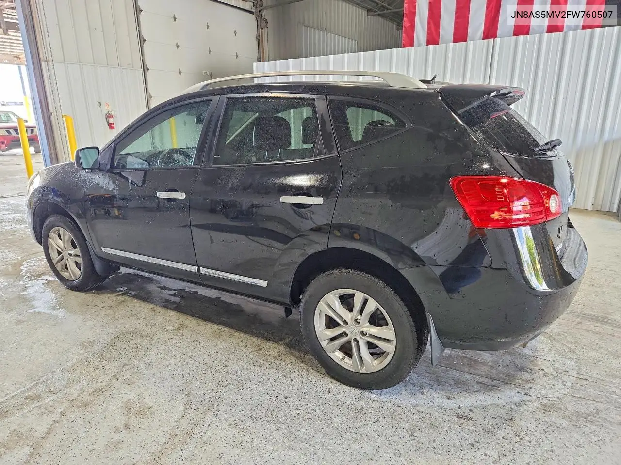 2015 NISSAN ROGUE VIN JN8AS5MV2FW760507 — фото 2