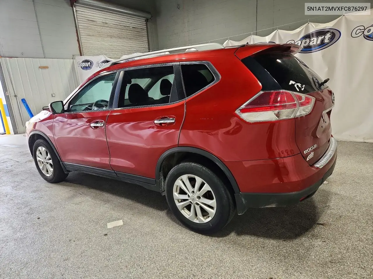 2015 NISSAN ROGUE VIN 5N1AT2MVXFC876297 — фото 2
