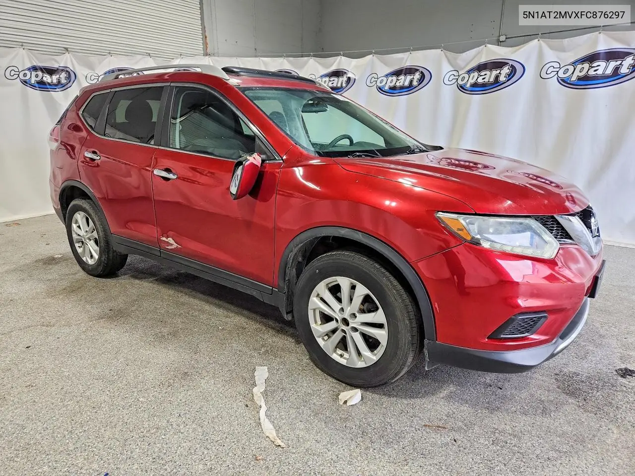 2015 NISSAN ROGUE VIN 5N1AT2MVXFC876297 — фото 4
