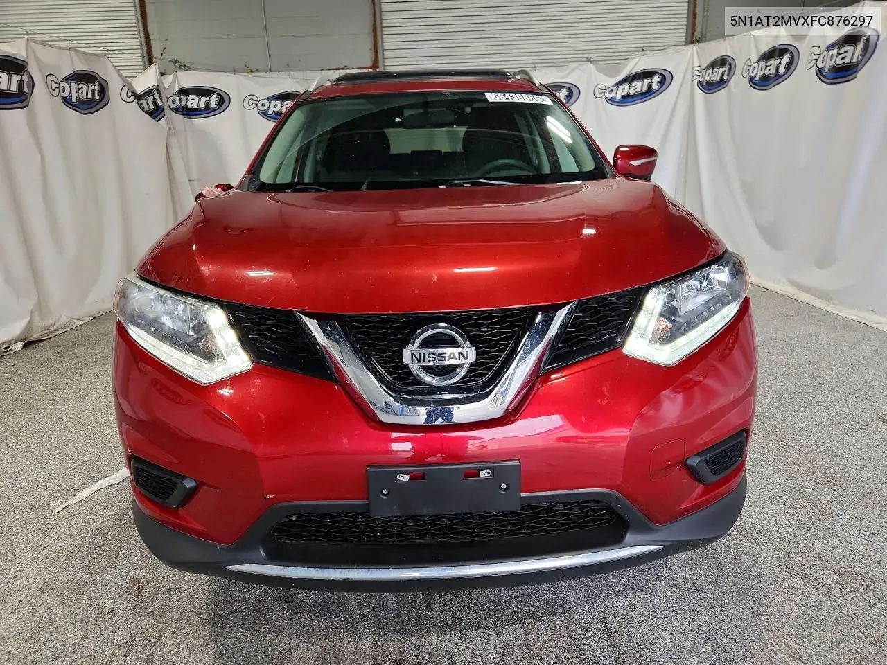2015 NISSAN ROGUE VIN 5N1AT2MVXFC876297 — фото 5