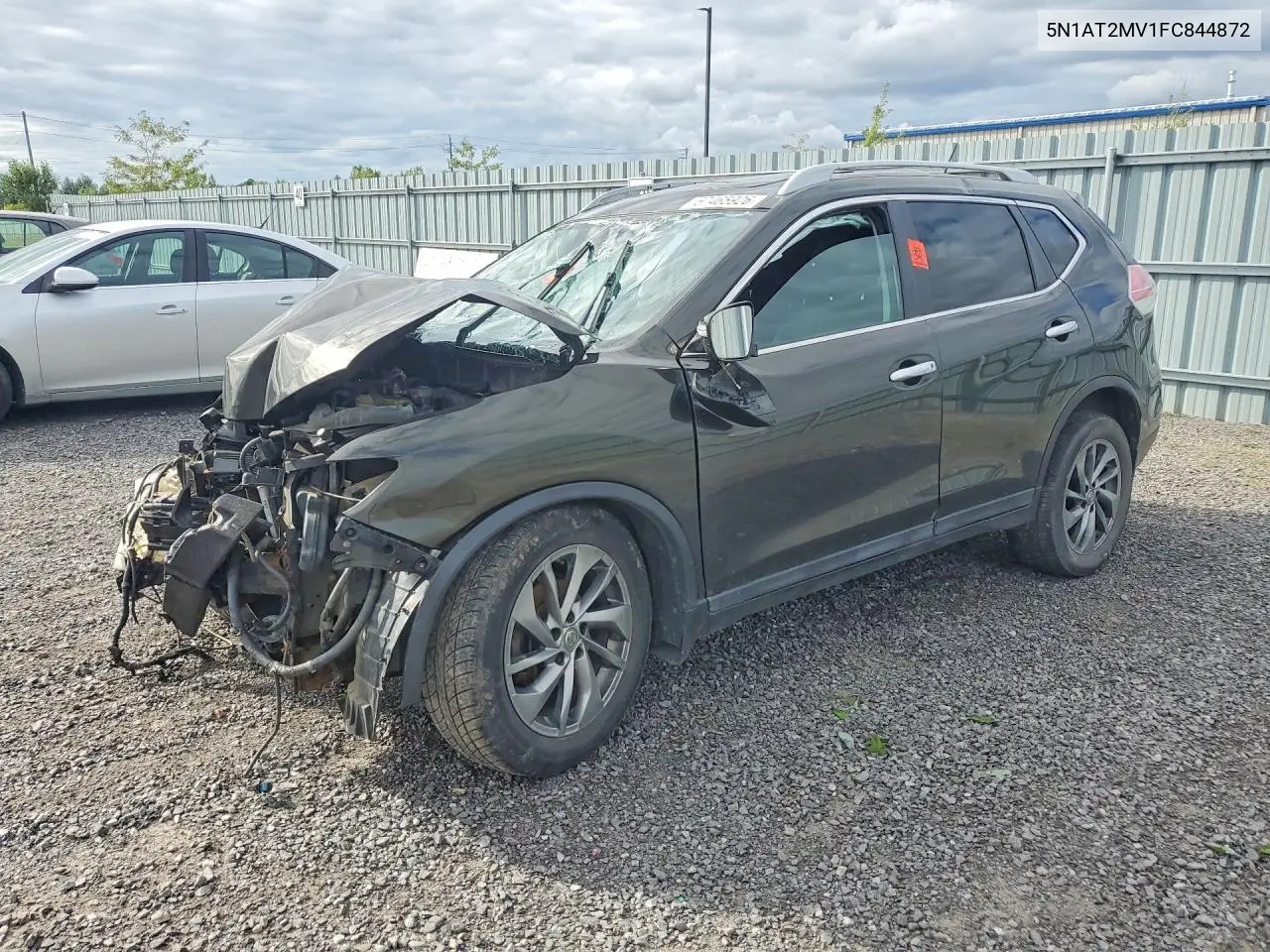 NISSAN ROGUE 2015, VIN 5N1AT2MV1FC844872