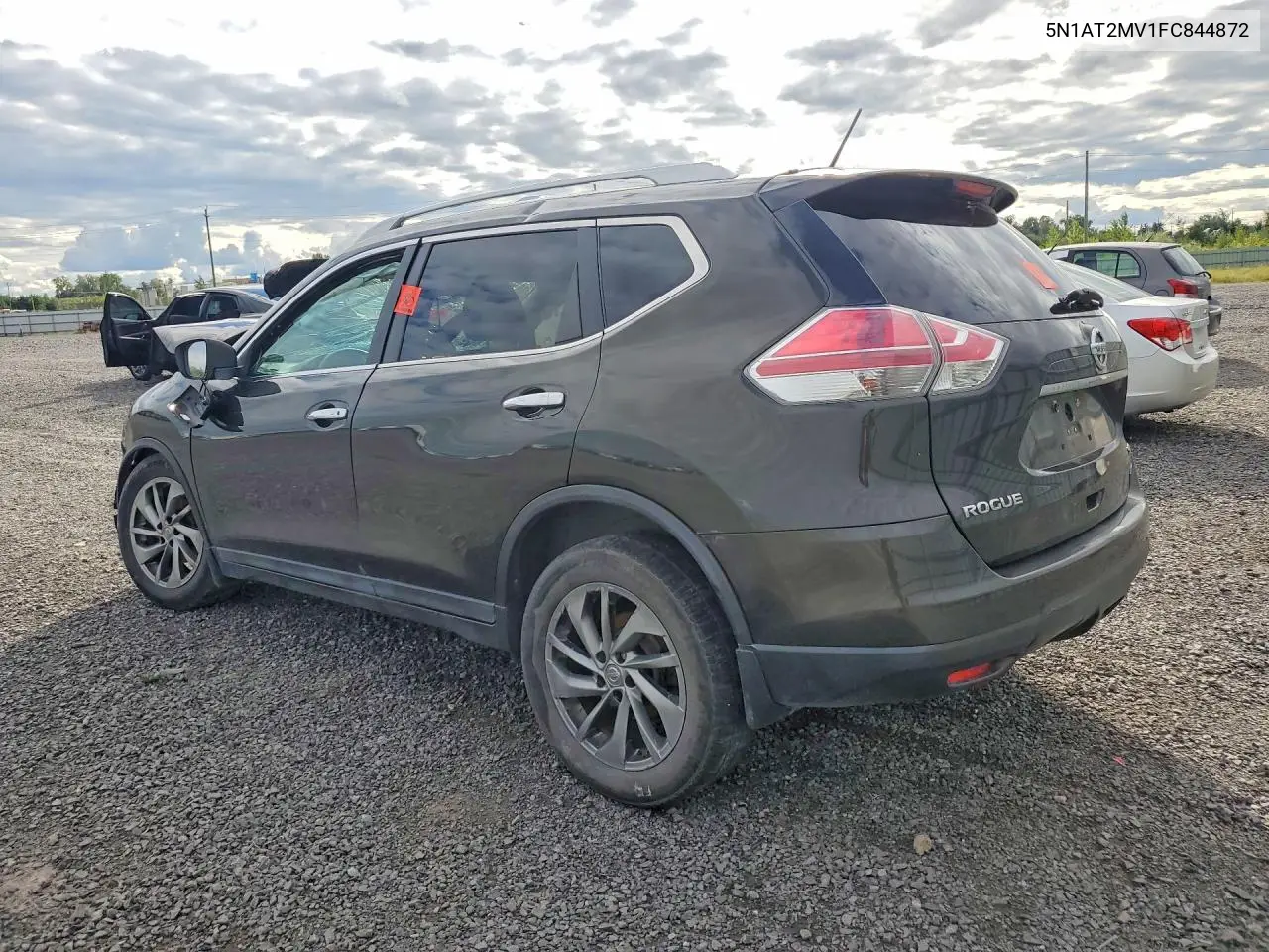 2015 NISSAN ROGUE VIN 5N1AT2MV1FC844872 — фото 2