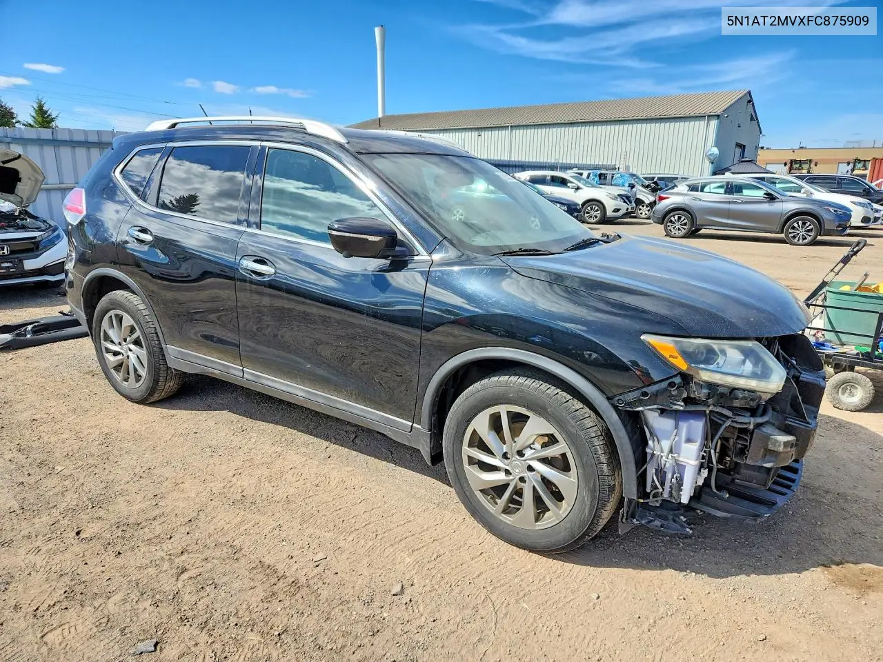 2015 NISSAN ROGUE VIN 5N1AT2MVXFC875909 — фото 4