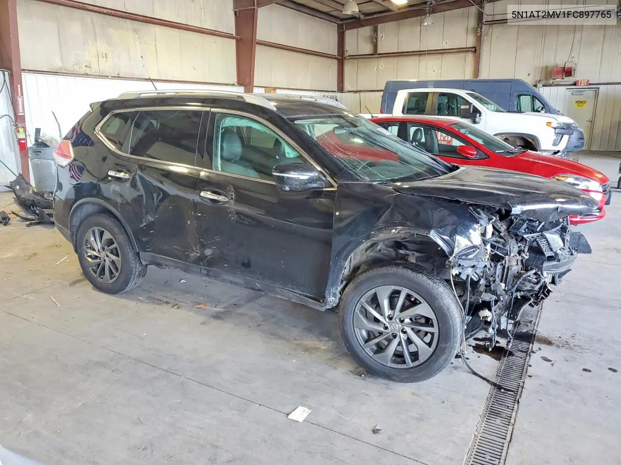 2015 NISSAN ROGUE VIN 5N1AT2MV1FC897765 — фото 4