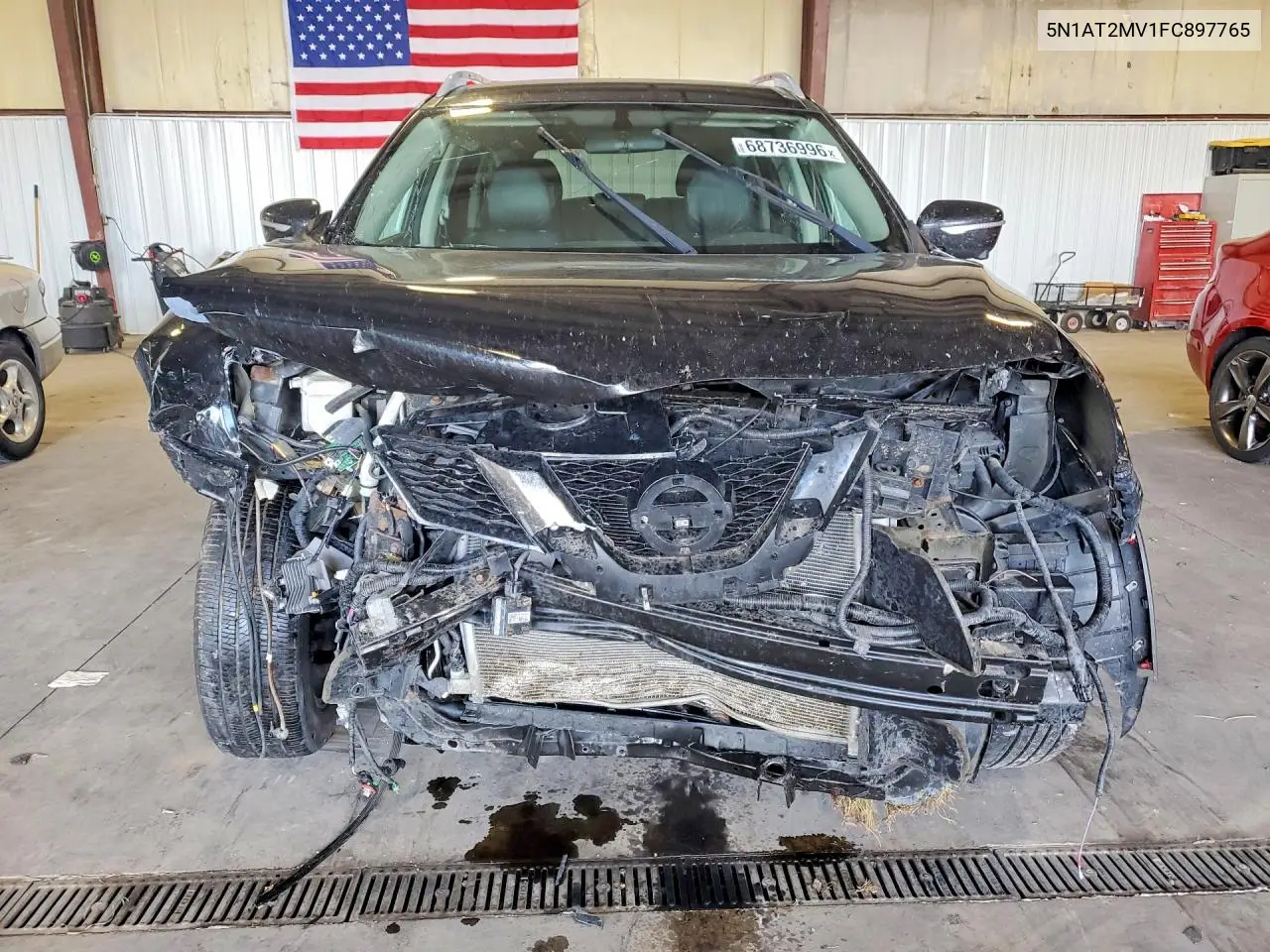 2015 NISSAN ROGUE VIN 5N1AT2MV1FC897765 — фото 5