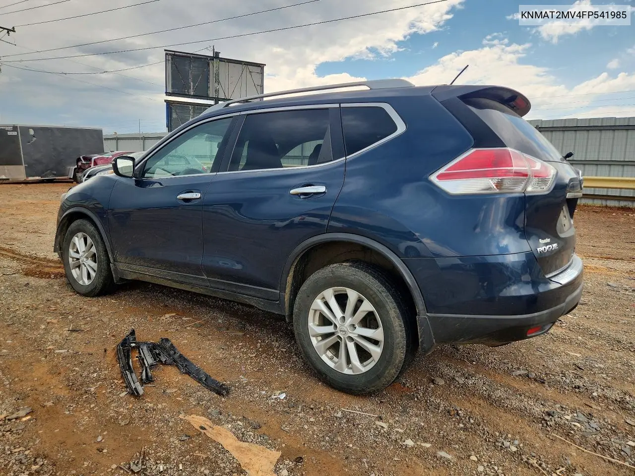 2015 NISSAN ROGUE VIN KNMAT2MV4FP541985 — фото 2