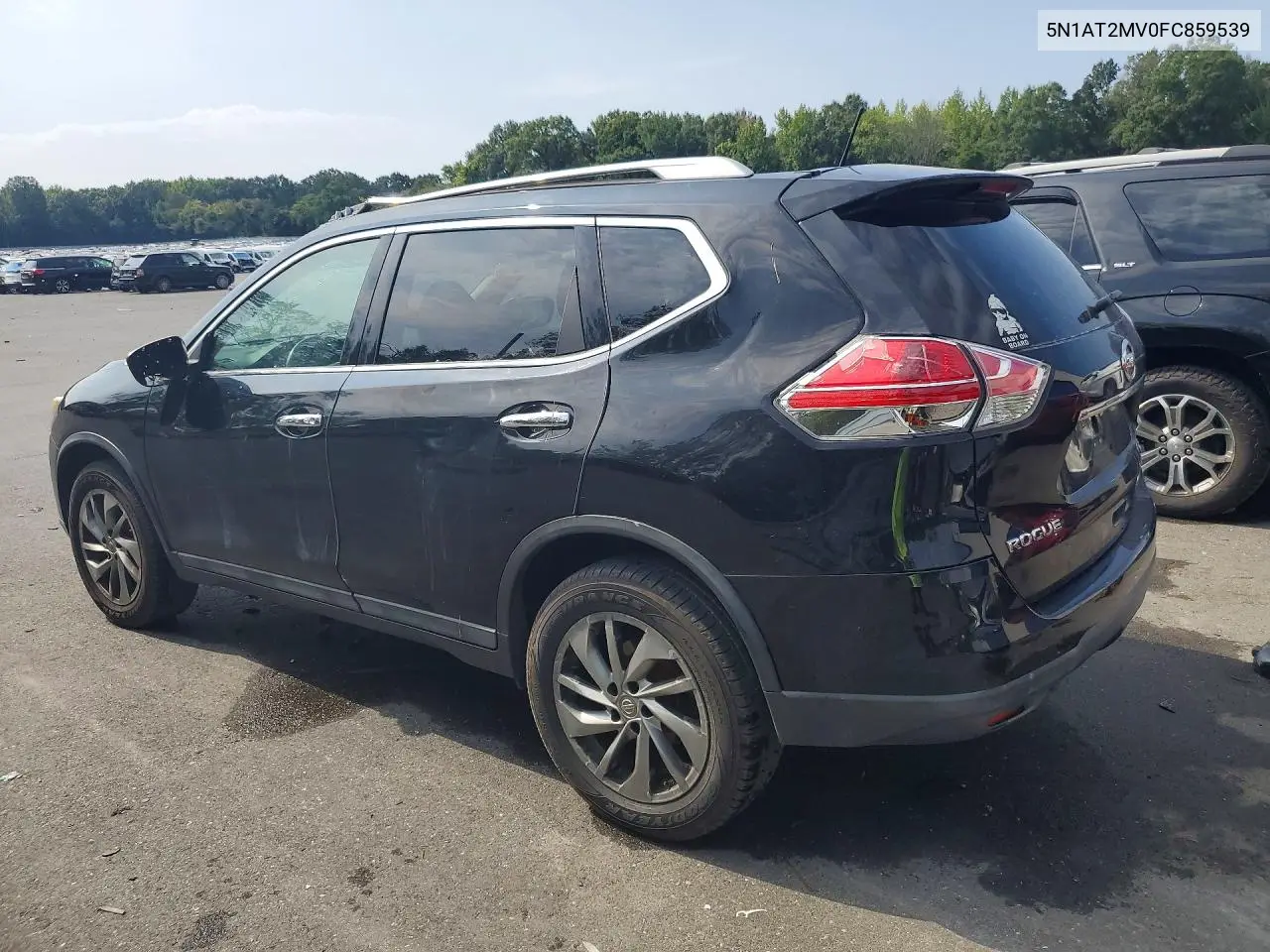2015 NISSAN ROGUE VIN 5N1AT2MV0FC859539 — фото 2
