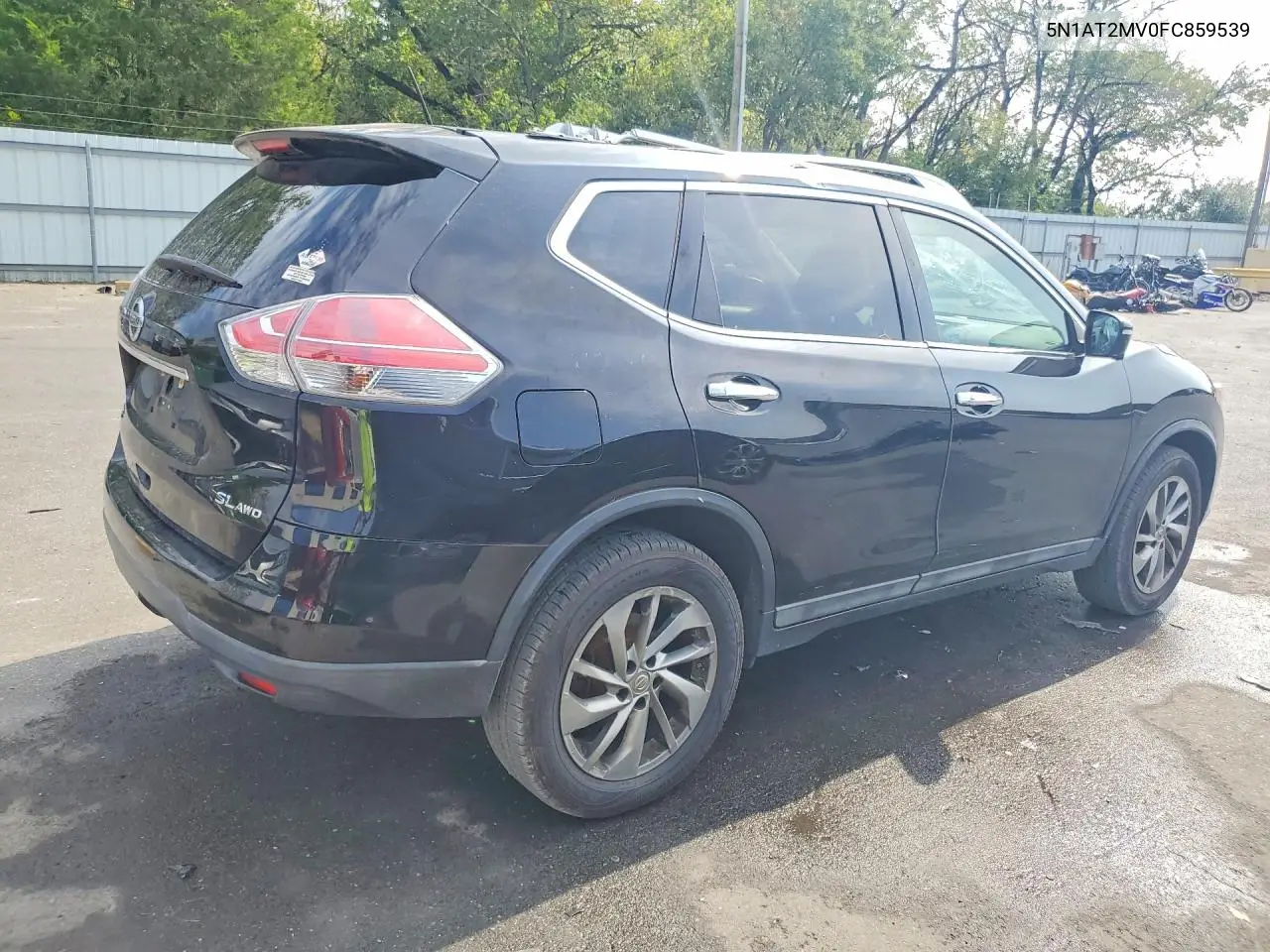 2015 NISSAN ROGUE VIN 5N1AT2MV0FC859539 — фото 3