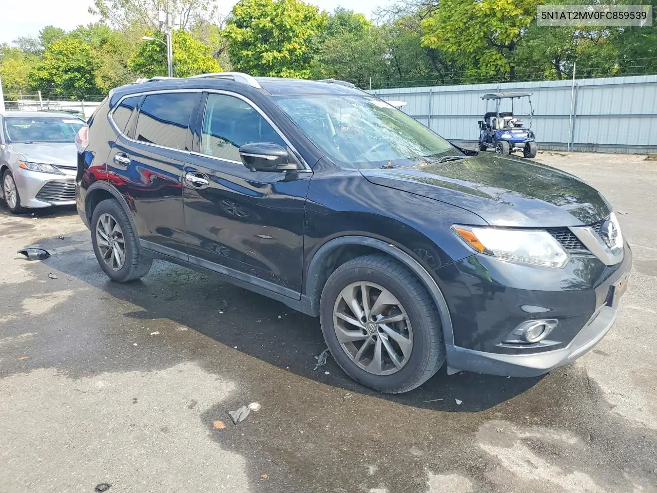 2015 NISSAN ROGUE VIN 5N1AT2MV0FC859539 — фото 4