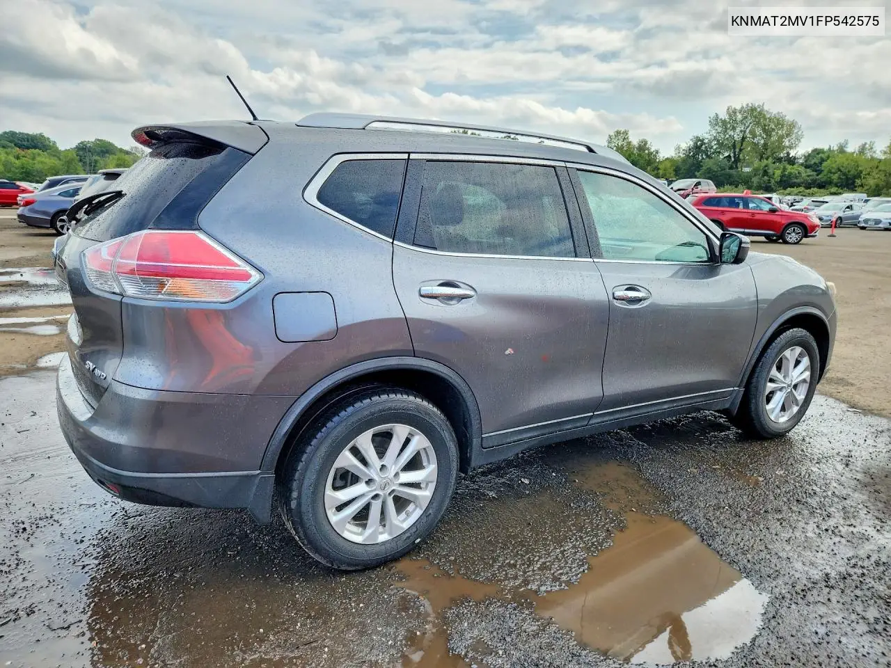 2015 NISSAN ROGUE VIN KNMAT2MV1FP542575 — фото 3