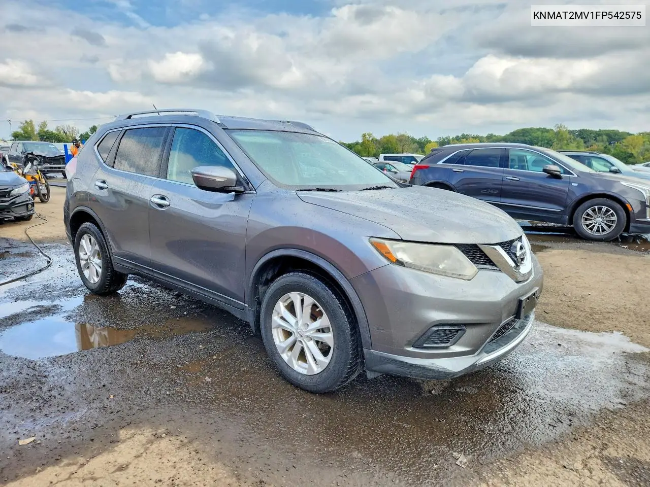 2015 NISSAN ROGUE VIN KNMAT2MV1FP542575 — фото 4