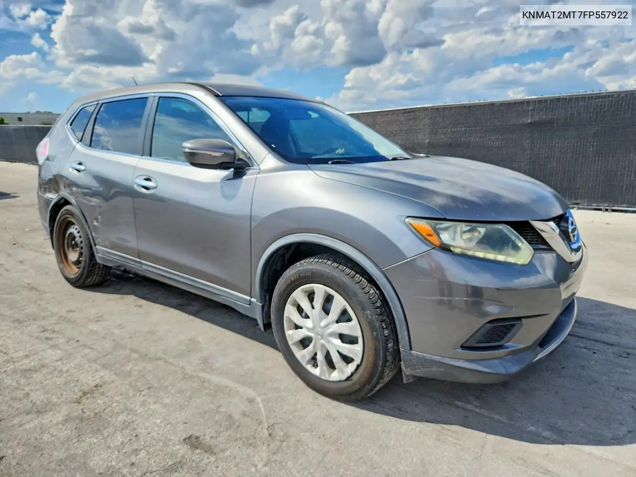 2015 NISSAN ROGUE VIN KNMAT2MT7FP557922 — фото 4
