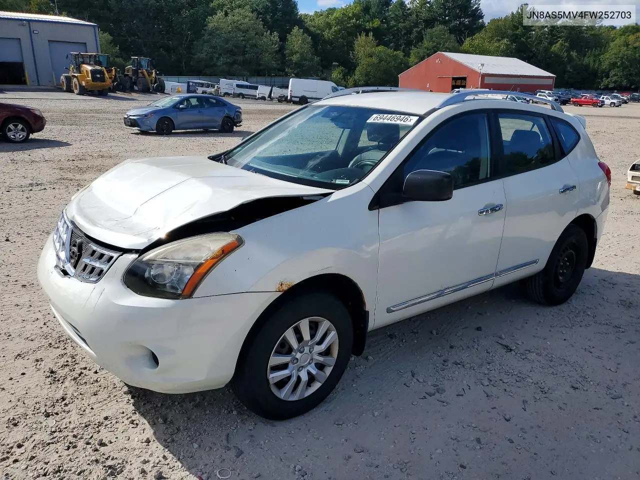NISSAN ROGUE 2015, VIN JN8AS5MV4FW252703