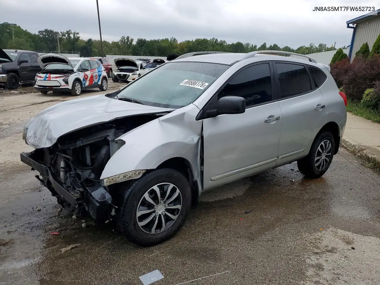 NISSAN ROGUE 2015, VIN JN8AS5MT7FW652723