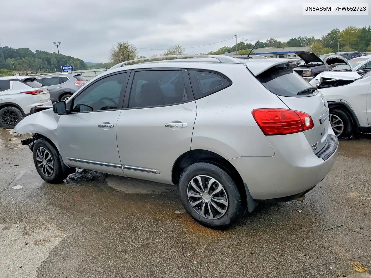 2015 NISSAN ROGUE VIN JN8AS5MT7FW652723 — фото 2