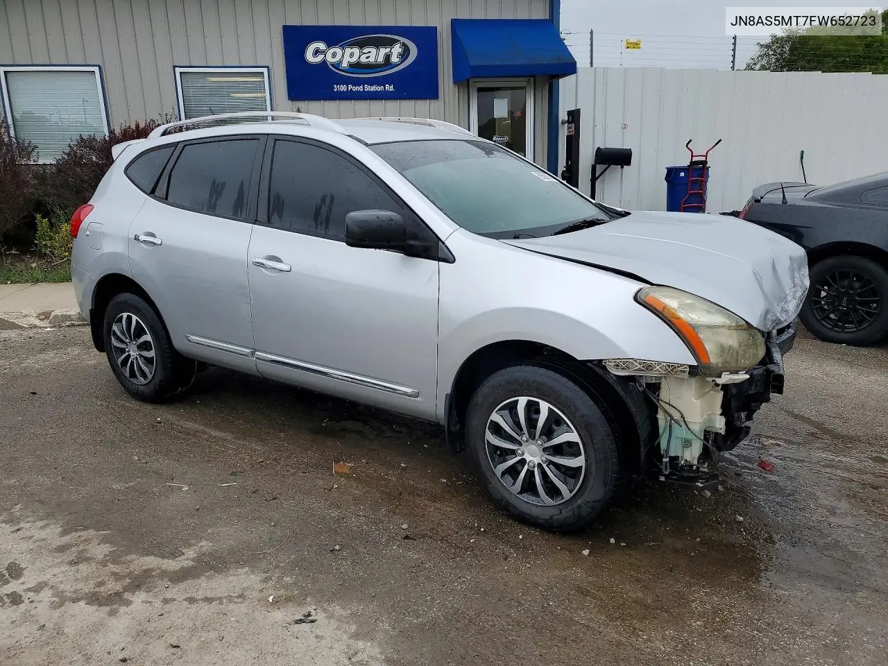 2015 NISSAN ROGUE VIN JN8AS5MT7FW652723 — фото 4