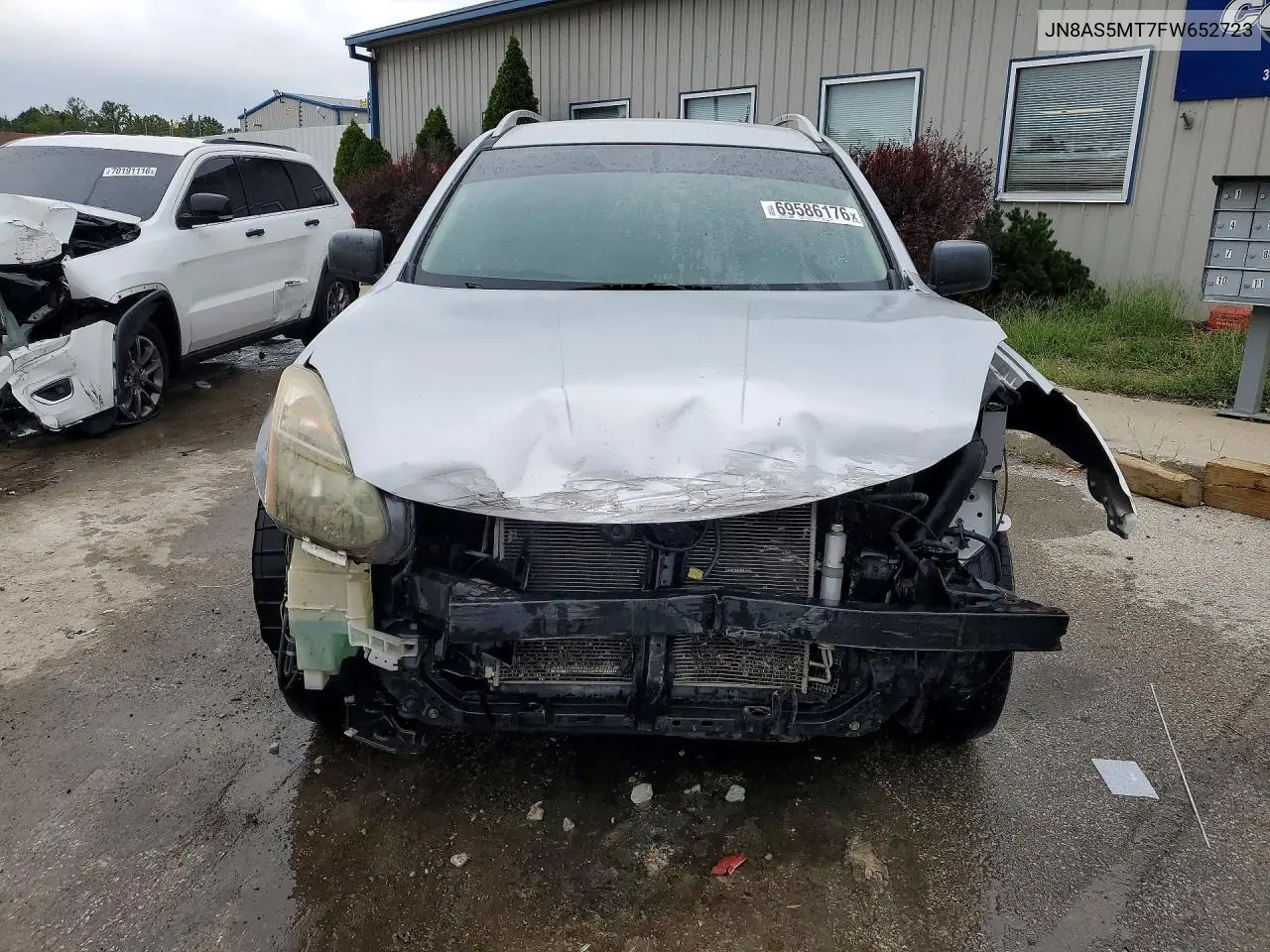 2015 NISSAN ROGUE VIN JN8AS5MT7FW652723 — фото 5