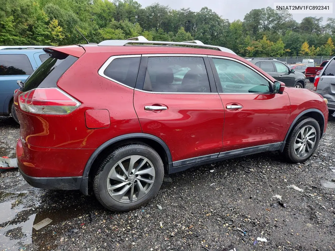 2015 NISSAN ROGUE VIN 5N1AT2MV1FC892341 — фото 3