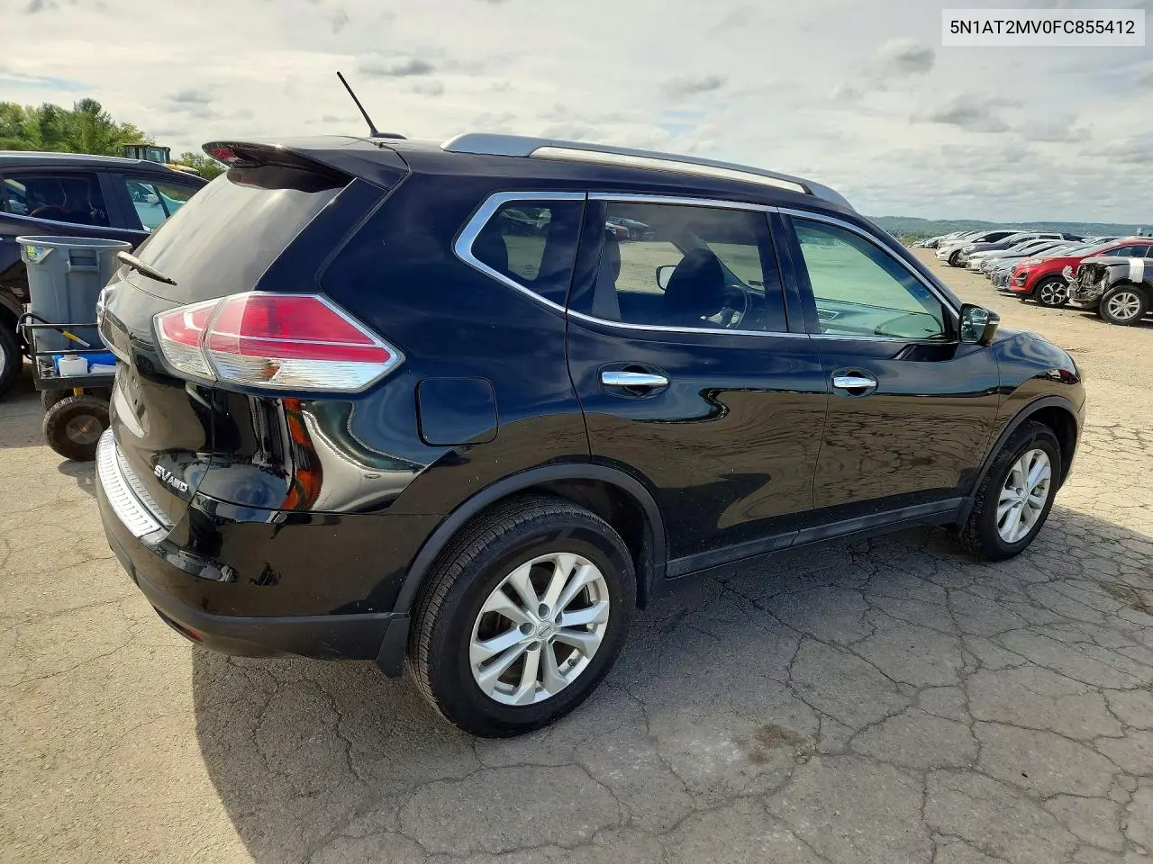 2015 NISSAN ROGUE VIN 5N1AT2MV0FC855412 — фото 3