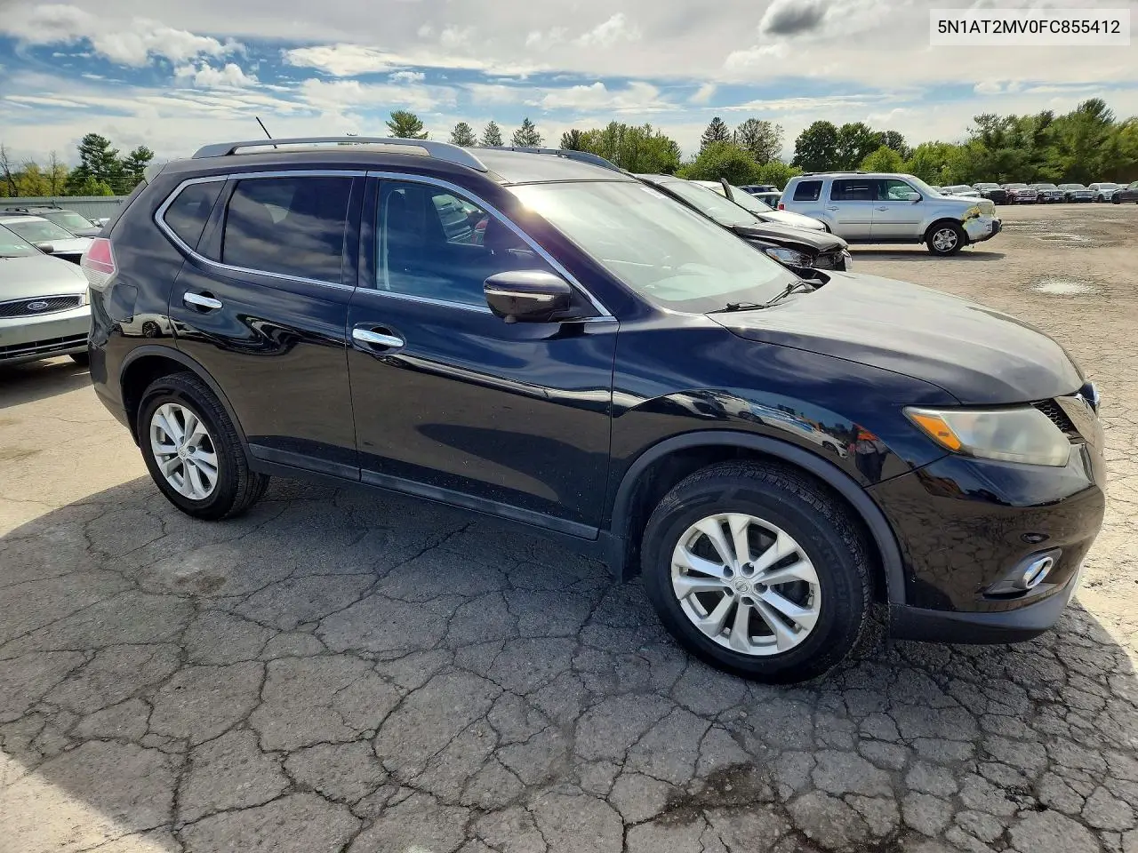 2015 NISSAN ROGUE VIN 5N1AT2MV0FC855412 — фото 4
