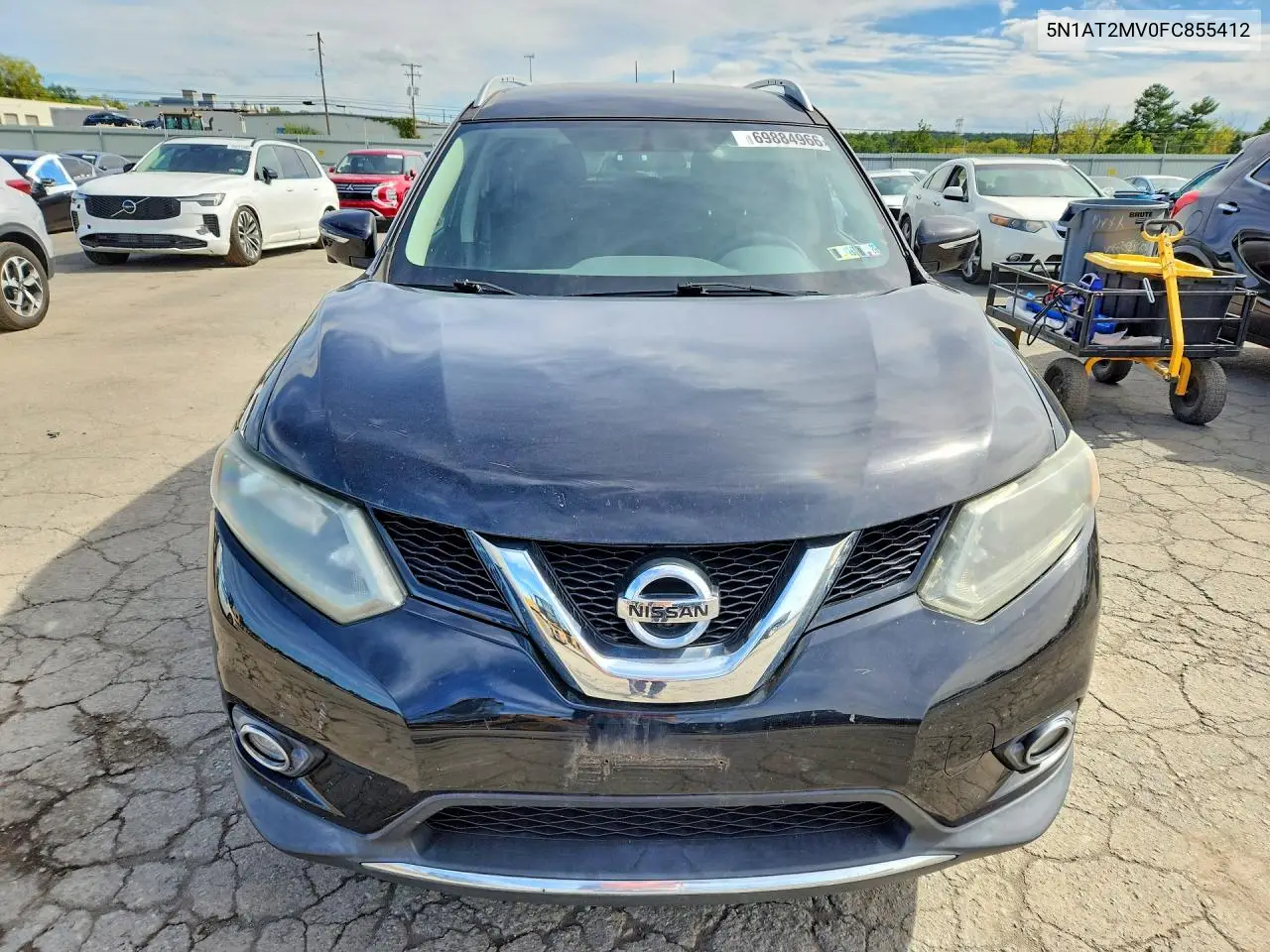 2015 NISSAN ROGUE VIN 5N1AT2MV0FC855412 — фото 5
