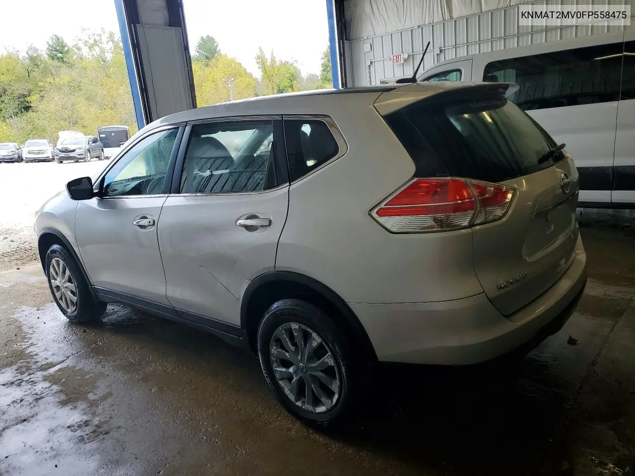 2015 NISSAN ROGUE VIN KNMAT2MV0FP558475 — фото 2