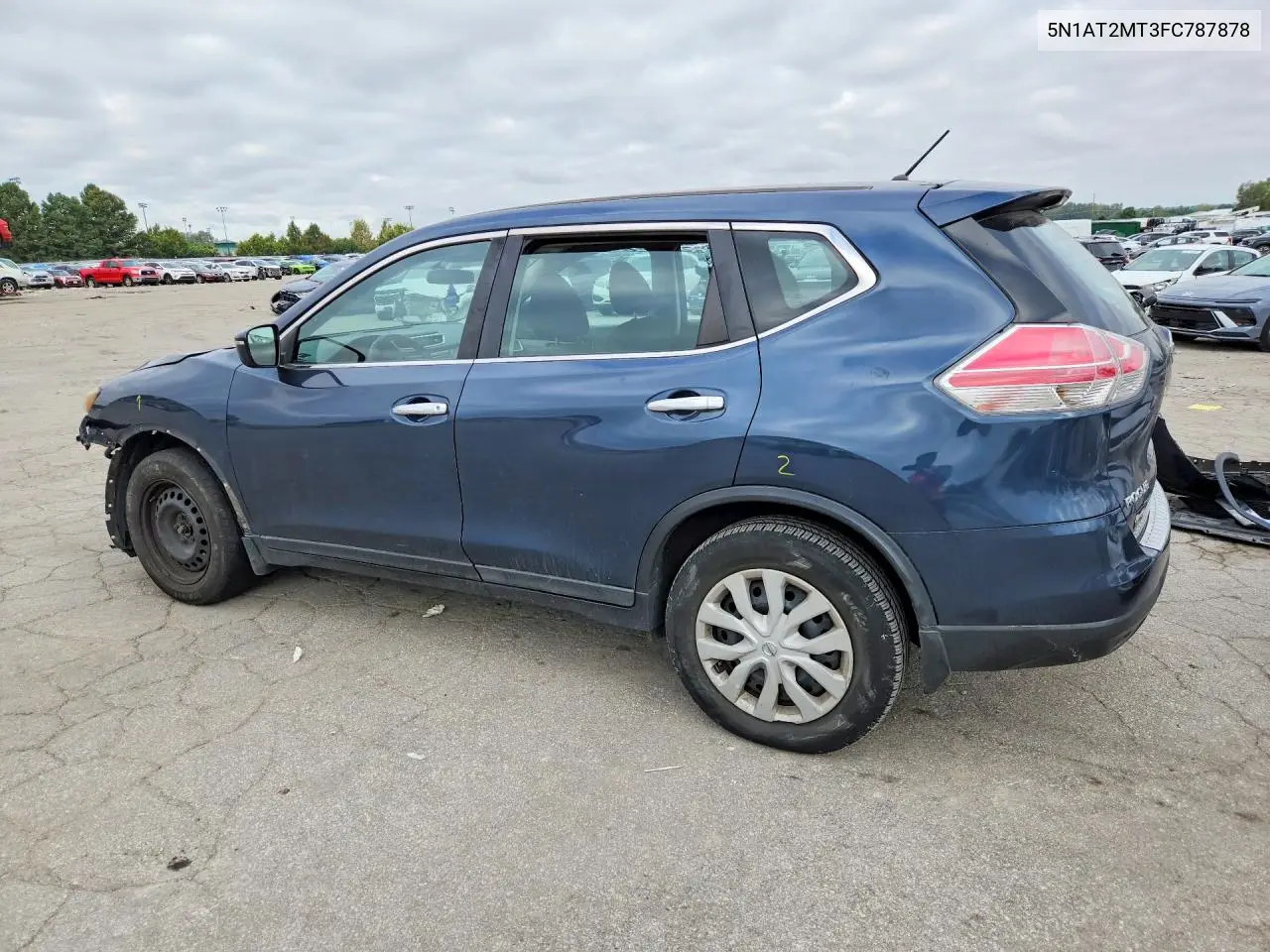 2015 NISSAN ROGUE VIN 5N1AT2MT3FC787878 — фото 2