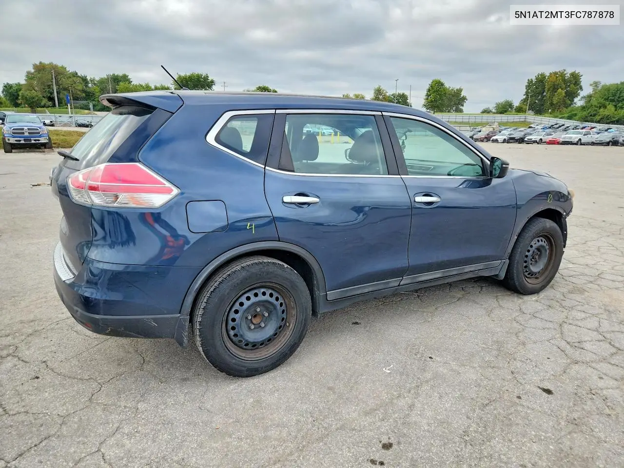 2015 NISSAN ROGUE VIN 5N1AT2MT3FC787878 — фото 3